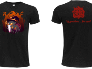 Tee-shirt Chat araignée mage de feu