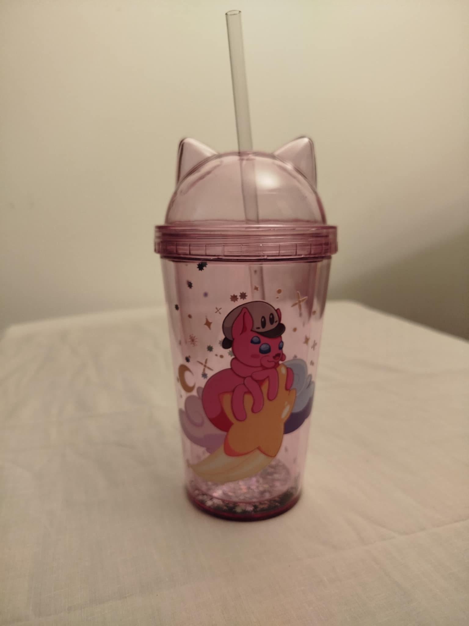 Ensemble tasse oreille de chat pailletées personnalisée – Image 4