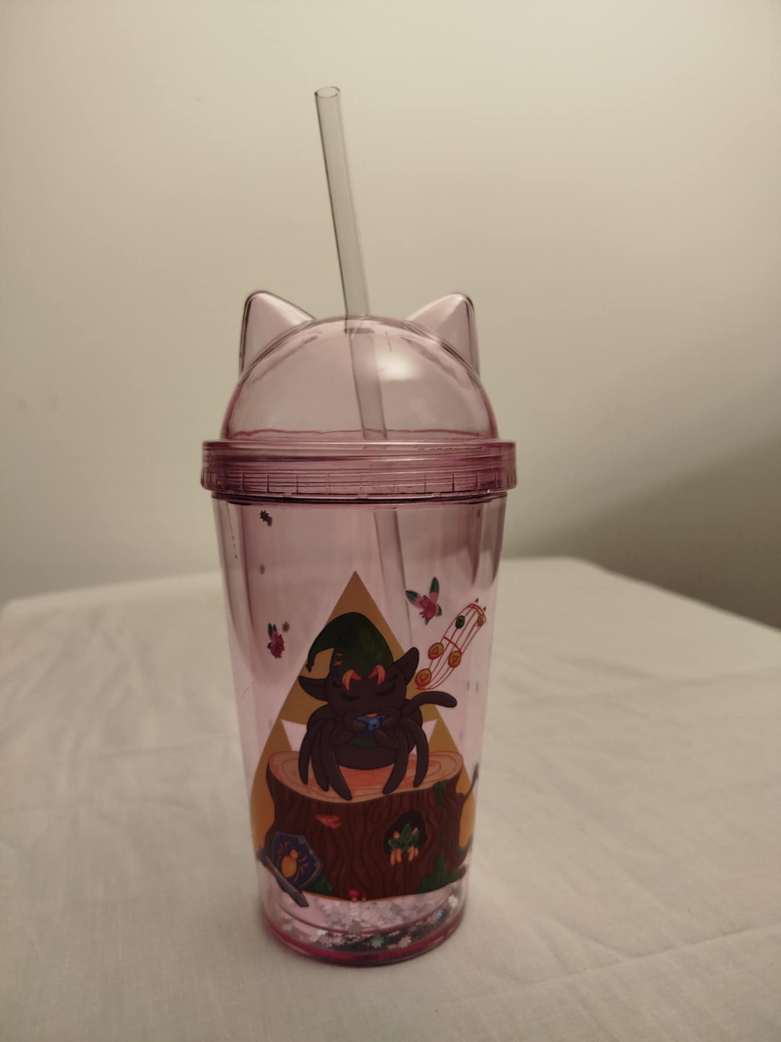 Ensemble tasse oreille de chat pailletées personnalisée – Image 5