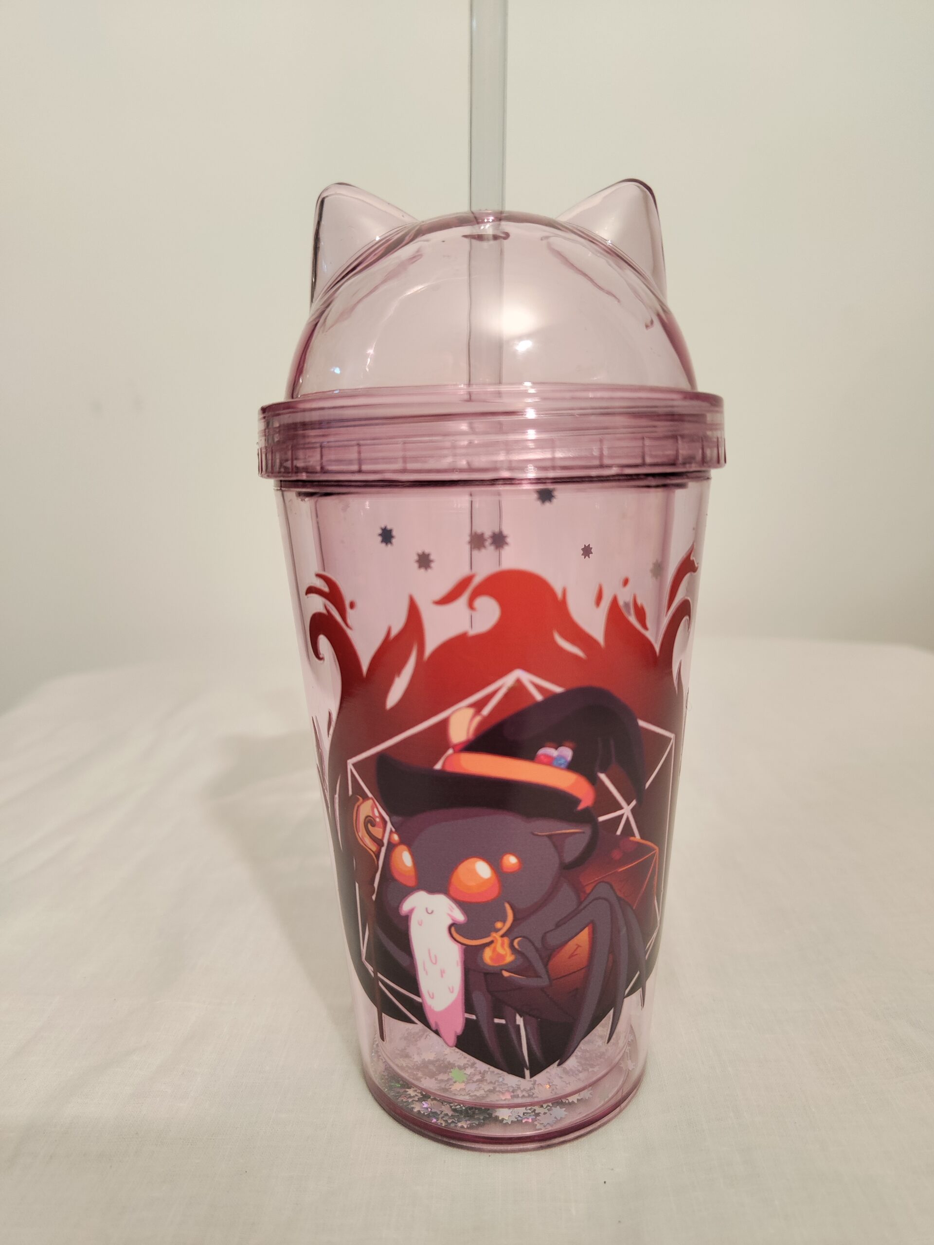 Ensemble tasse oreille de chat pailletées personnalisée – Image 2